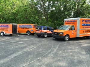 Water Damage Restoration Truck And Van And SUV