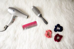 hair dryers on a rug