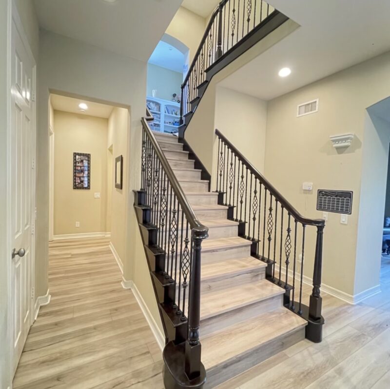Completed home reconstruction after water damage in Corona California